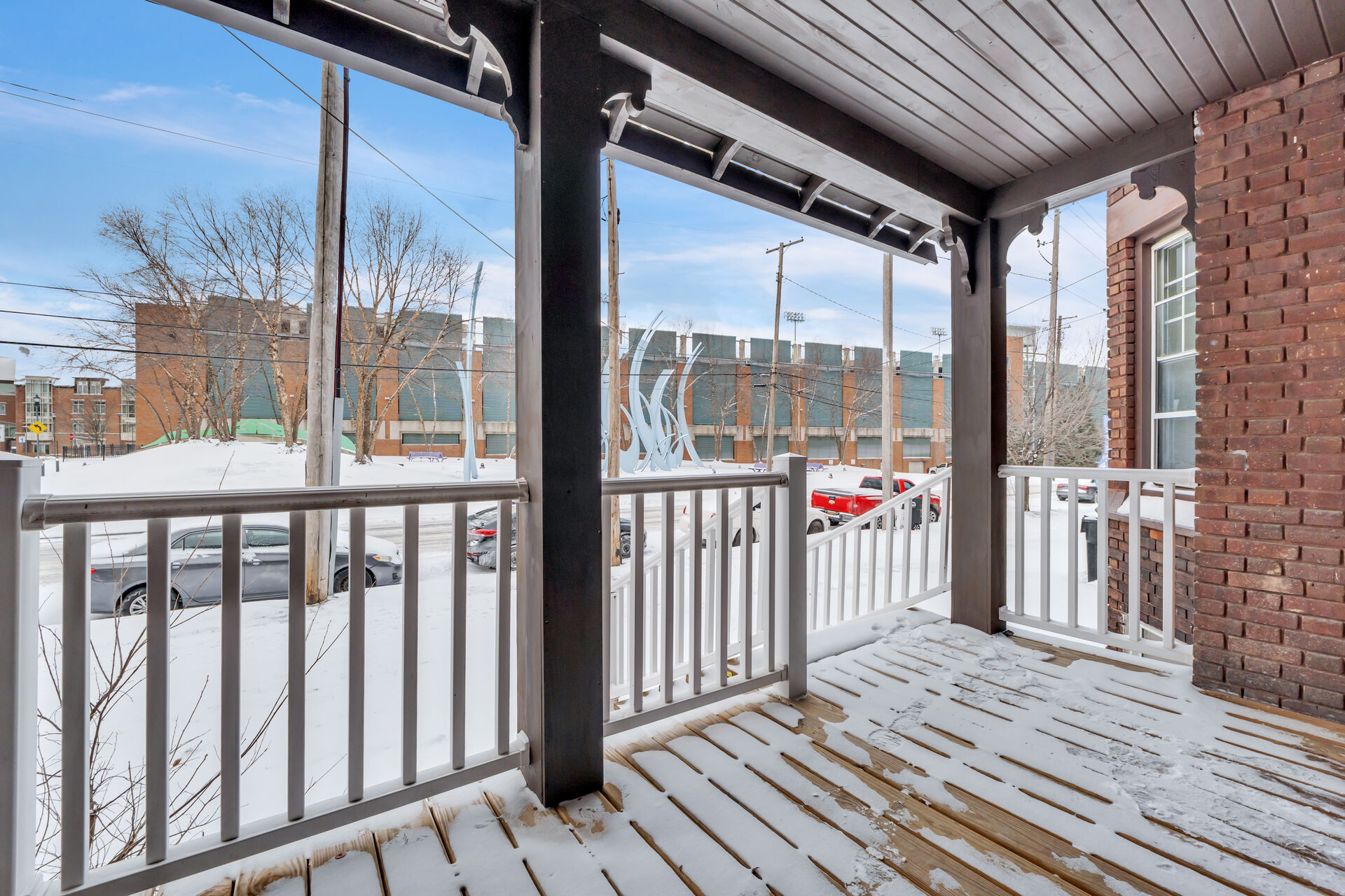 Units are across the street from the CWRU parking garage